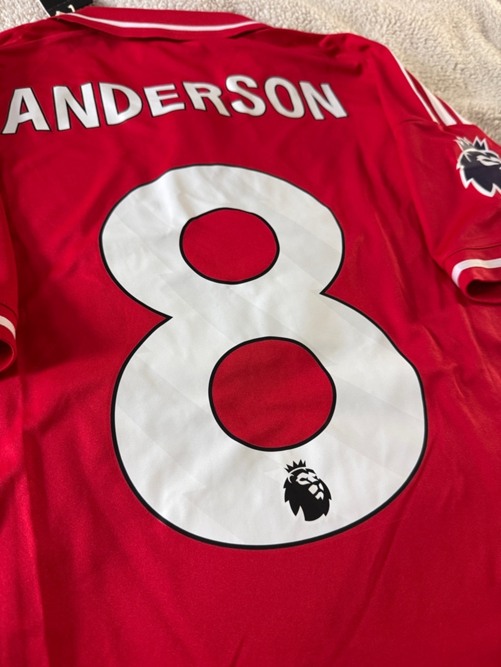 Nottingham Forest #8 Eliot Anderson 2025-26 Adidas Home Premier League Jersey - Picture 11 of 12